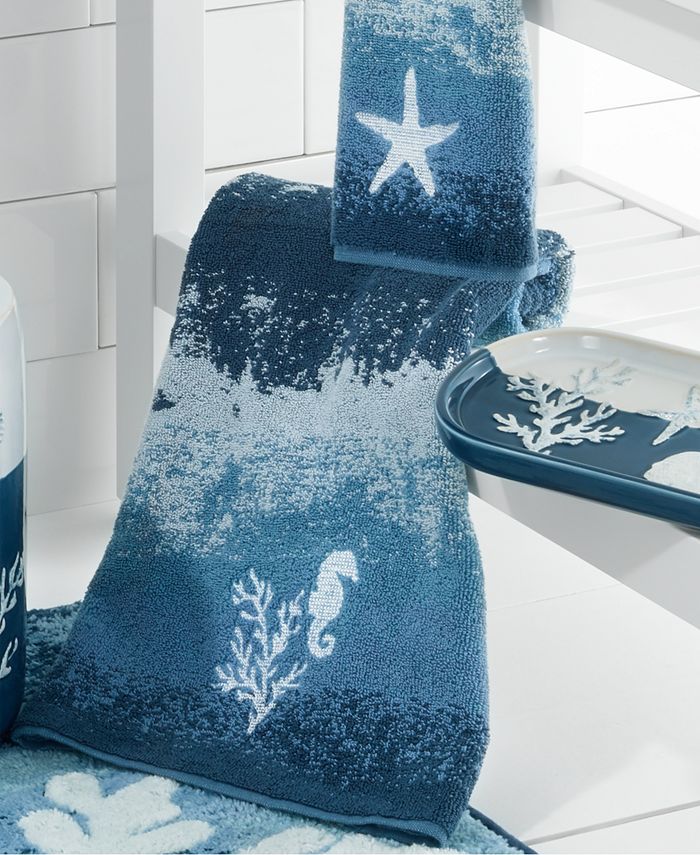 Avanti Batik Coastal Hand Towel, 28" x 16" Macy's