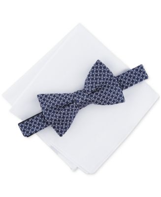 alfani bow tie and pocket square