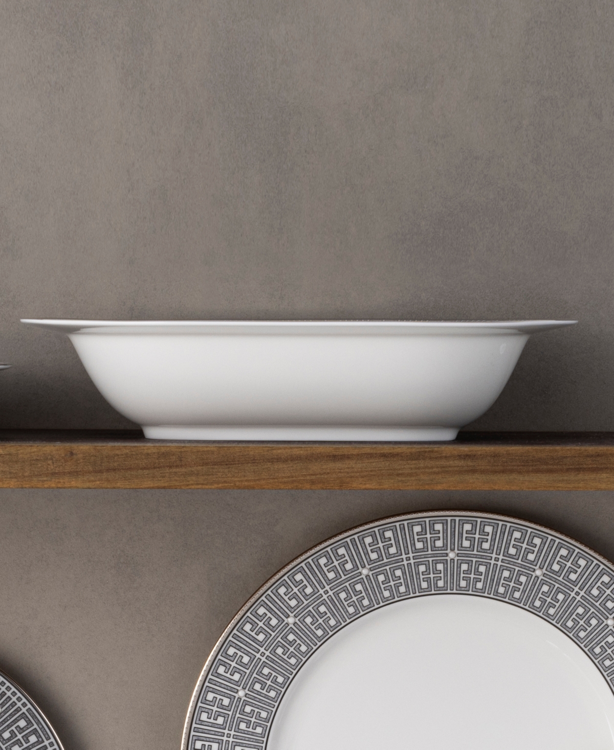 Noritake Infinity Graphite Oval Vegetable Bowl 24 oz In Graphite
