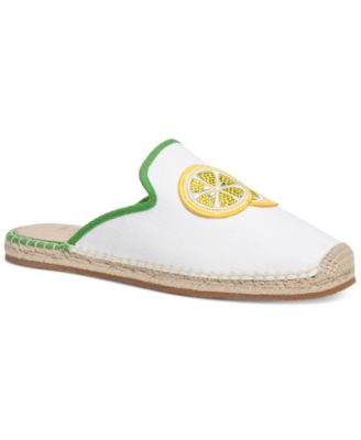 kate spade new york - Women's Azure Lemon Espadrille Mule Flats