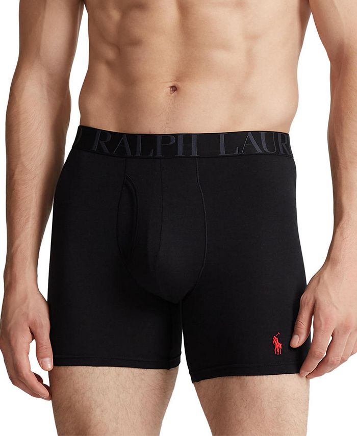 Polo Ralph Lauren Mens Stretch Fit Classic Boxer Briefs And Bonus 4d Flex Cooling Modal Boxer 4534