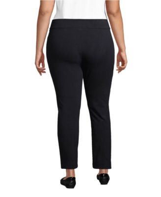 Plus Size Starfish Mid Rise Slim Leg Pants
