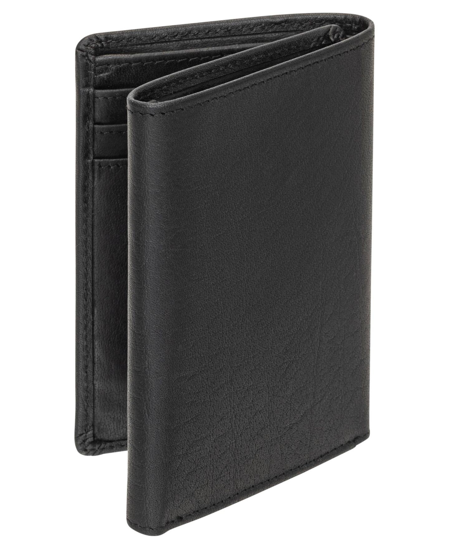 Мужской кошелёк Mancini Buffalo RFID Secure Trifold Wallet, цвет: Чёрный — фото 2
