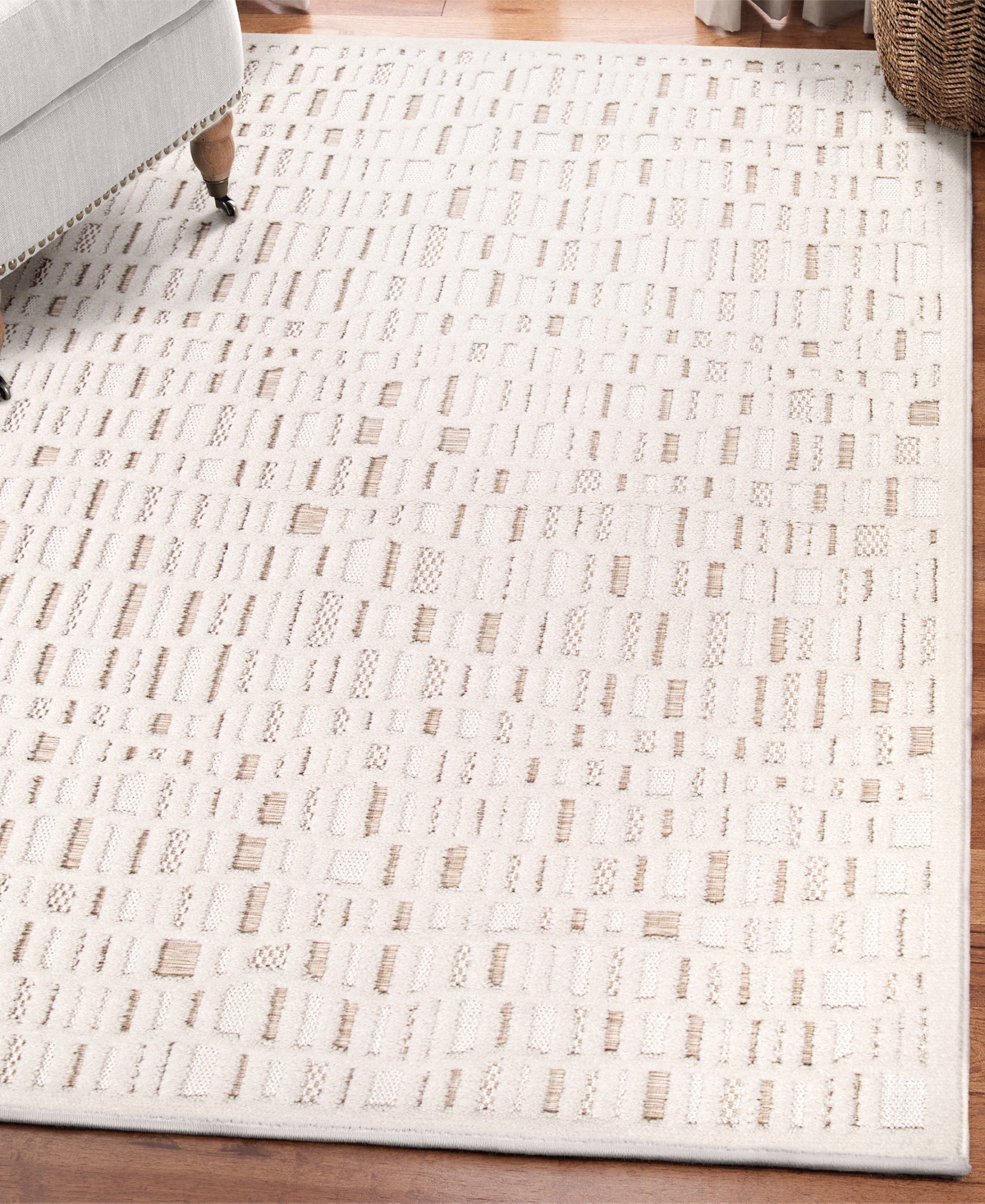 Orian Crochet Indoor, Outdoor Arta Area Rug