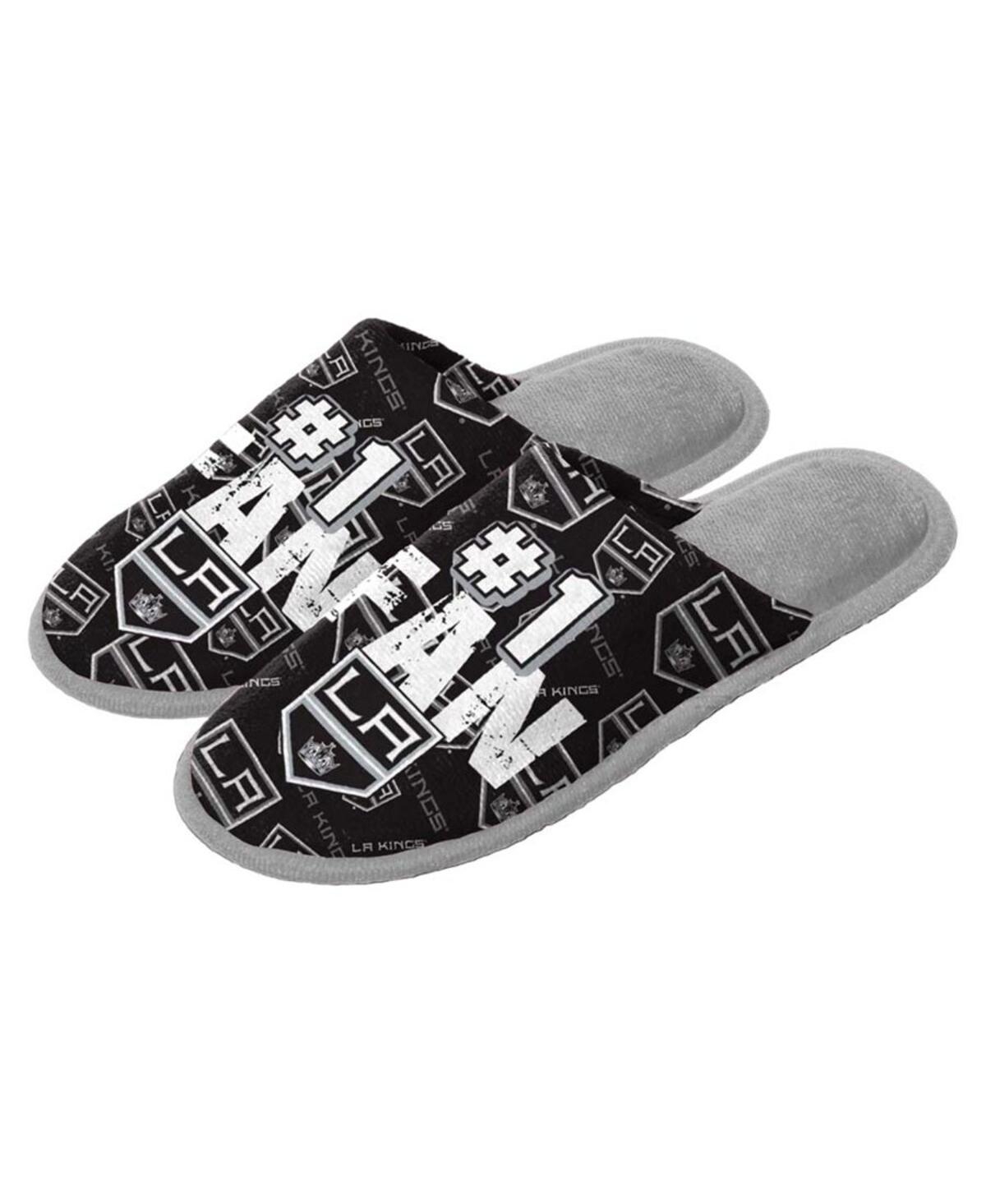 Foco Kids' Youth Boys And Girls Los Angeles Kings Scuff Slide Slippers In Black,gray