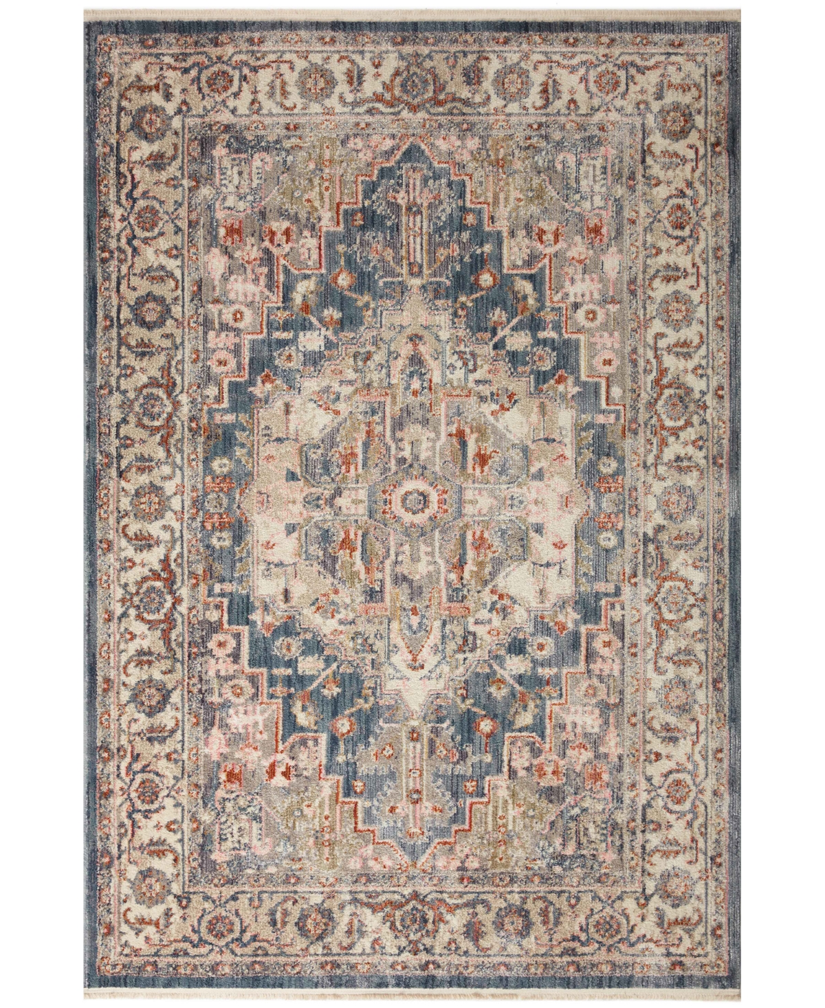 Magnolia Home By Joanna Gaines X Loloi Janey Jay-03 7'10" X 10'10" Area Rug In Indigo