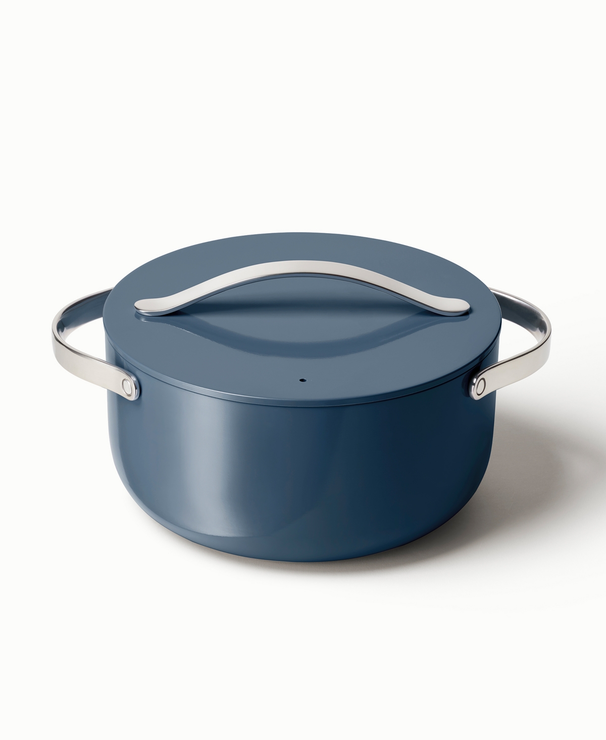 Shop Caraway Ceramic 6.5 Qt Dutch Oven With Lid In Navy