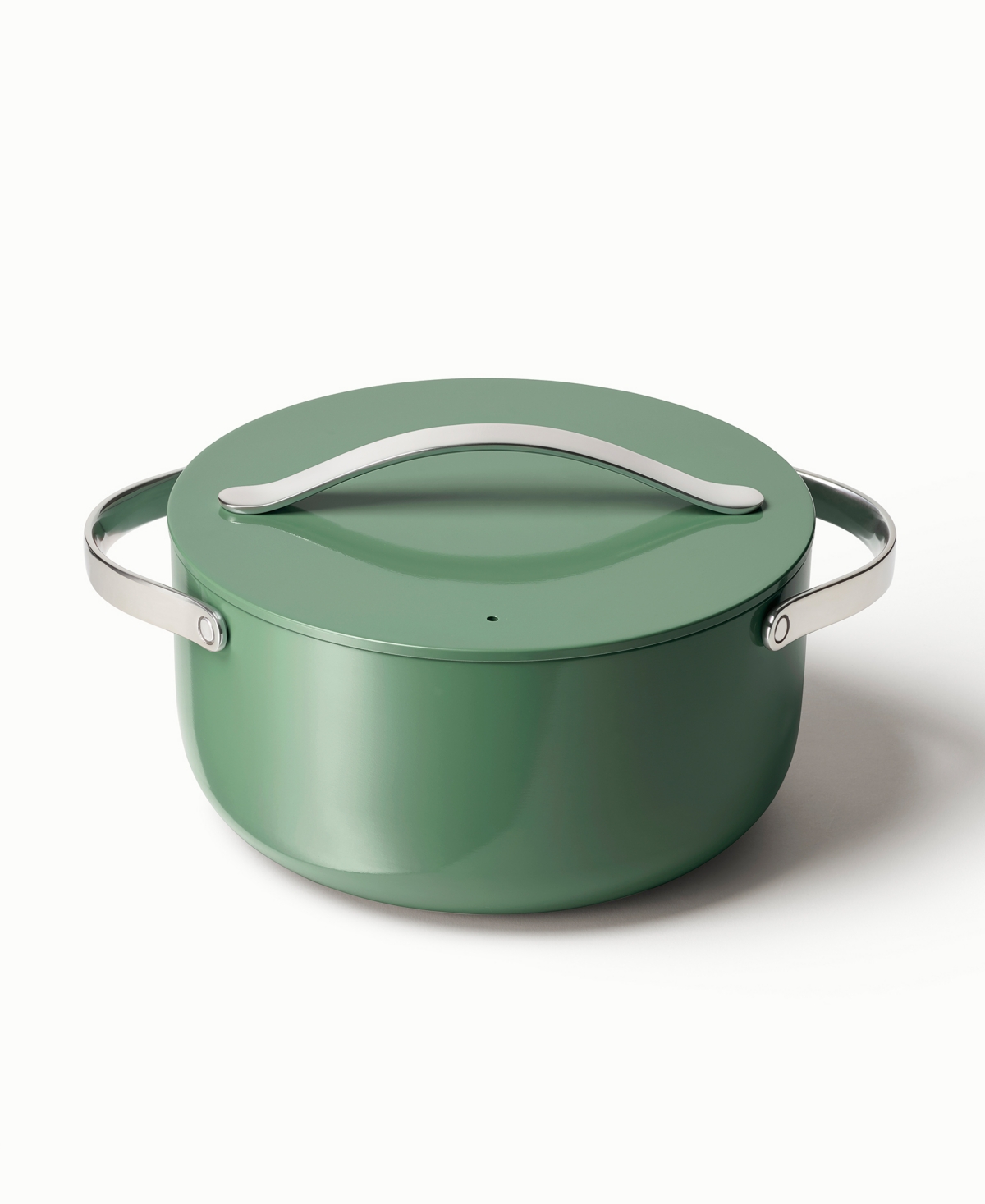 Shop Caraway Ceramic 6.5 Qt Dutch Oven With Lid In Sage