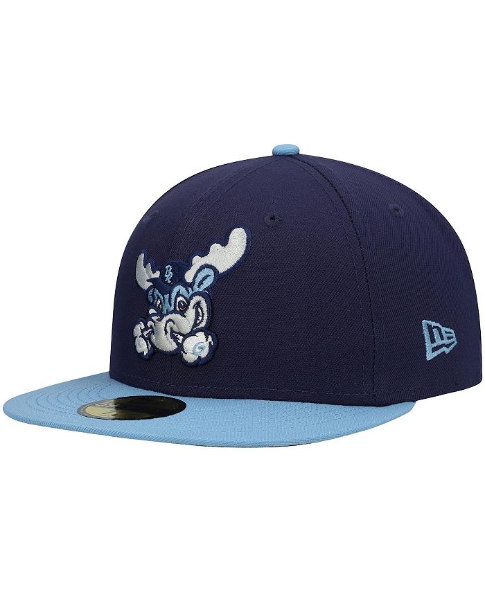 New Era Men's Light Blue Wilmington Blue Rocks Authentic Collection