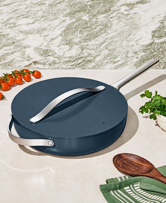 Caraway Non-Stick Ceramic 4.5 QT Sauté Pan - Blue