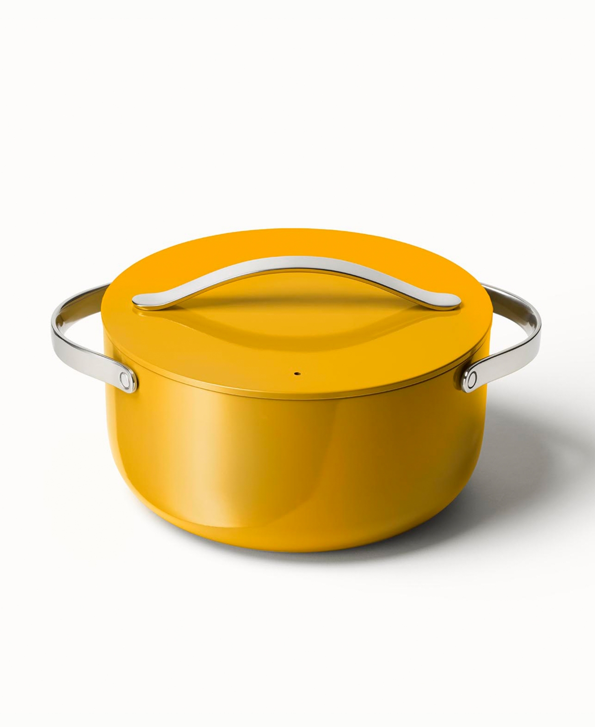 Shop Caraway Ceramic 6.5 Qt Dutch Oven With Lid In Marigold