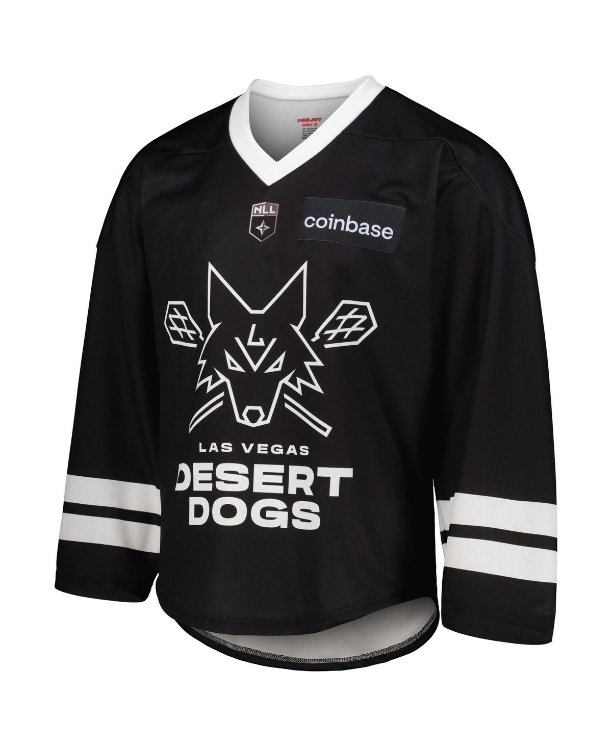 Men'sLas Vegas Desert Dogs Sublimated Replica Jersey - Black