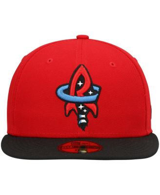 Men's Red Rocket City Trash Pandas Authentic Collection Team Alternate 59FIFTY Fitted Hat