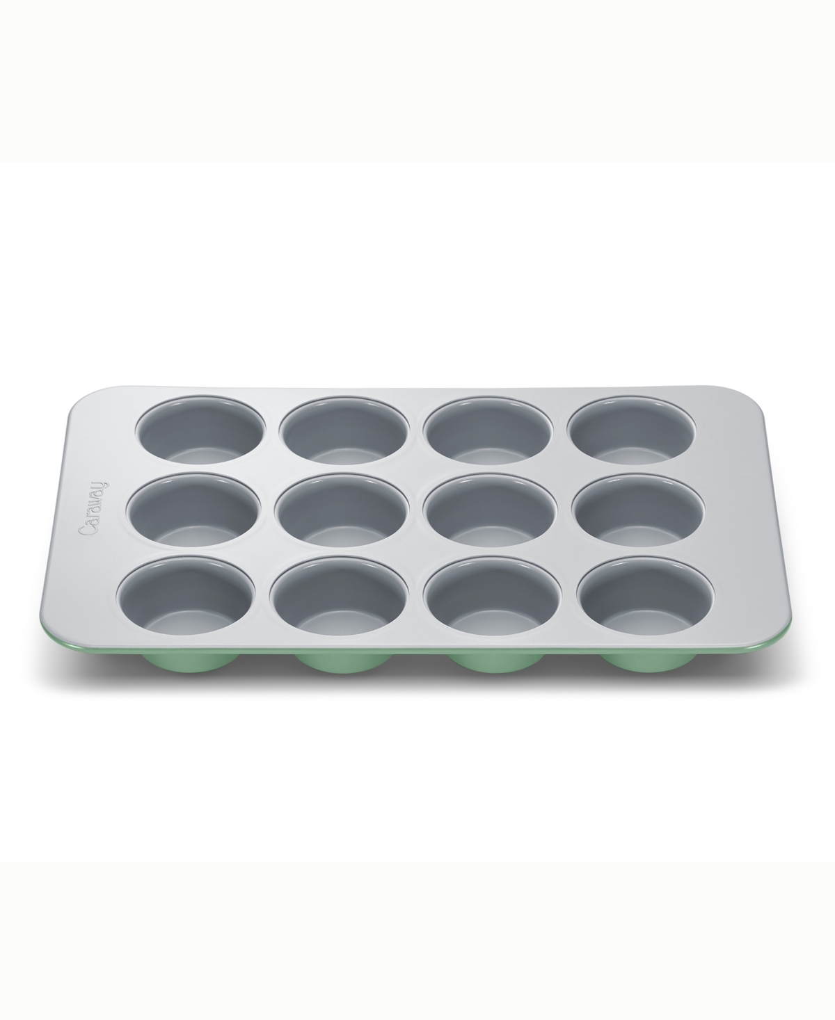 Caraway Ceramic Non-stick Muffin Pan In Green