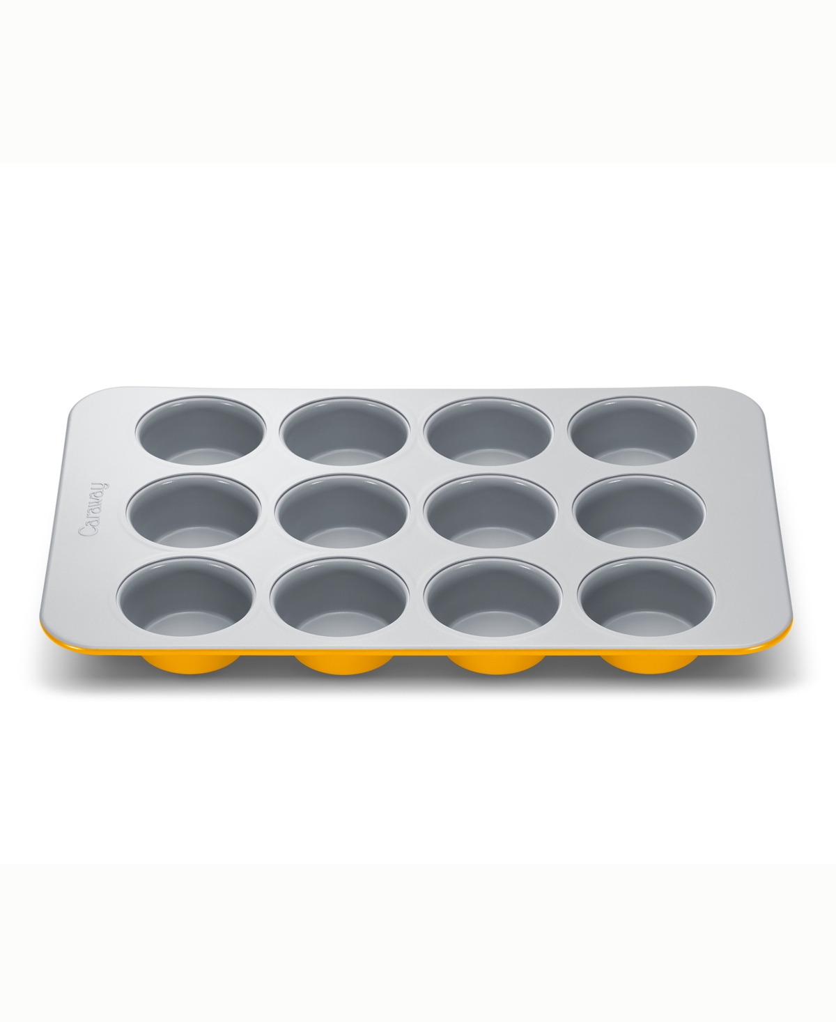 Caraway Ceramic Non-stick Muffin Pan In Yellow