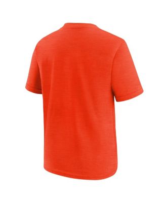 Big Boys and Girls Orange San Francisco Giants Authentic Collection Early Work Tri-Blend T-shirt