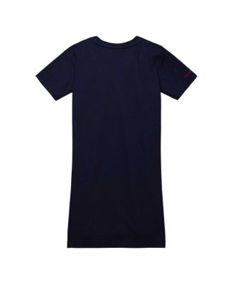 Women's Navy St. Louis Cardinals Cooperstown Collection V-Neck Dress