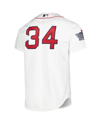 Men's David Ortiz White Boston Red Sox Cooperstown Collection Authentic Jersey
