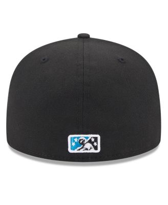 Men's Black Charlotte Knights Authentic Collection Alternate Logo 59FIFTY Fitted Hat