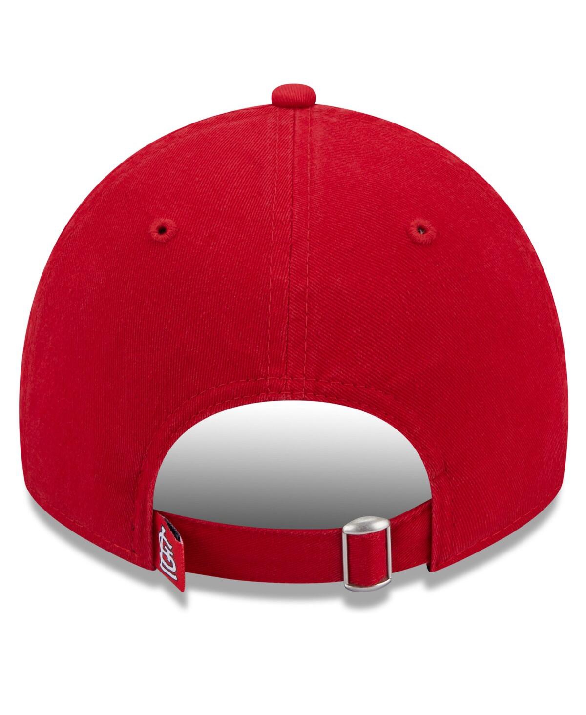 Shop New Era Women's  Red St. Louis Cardinals Leaves 9twenty Adjustable Hat