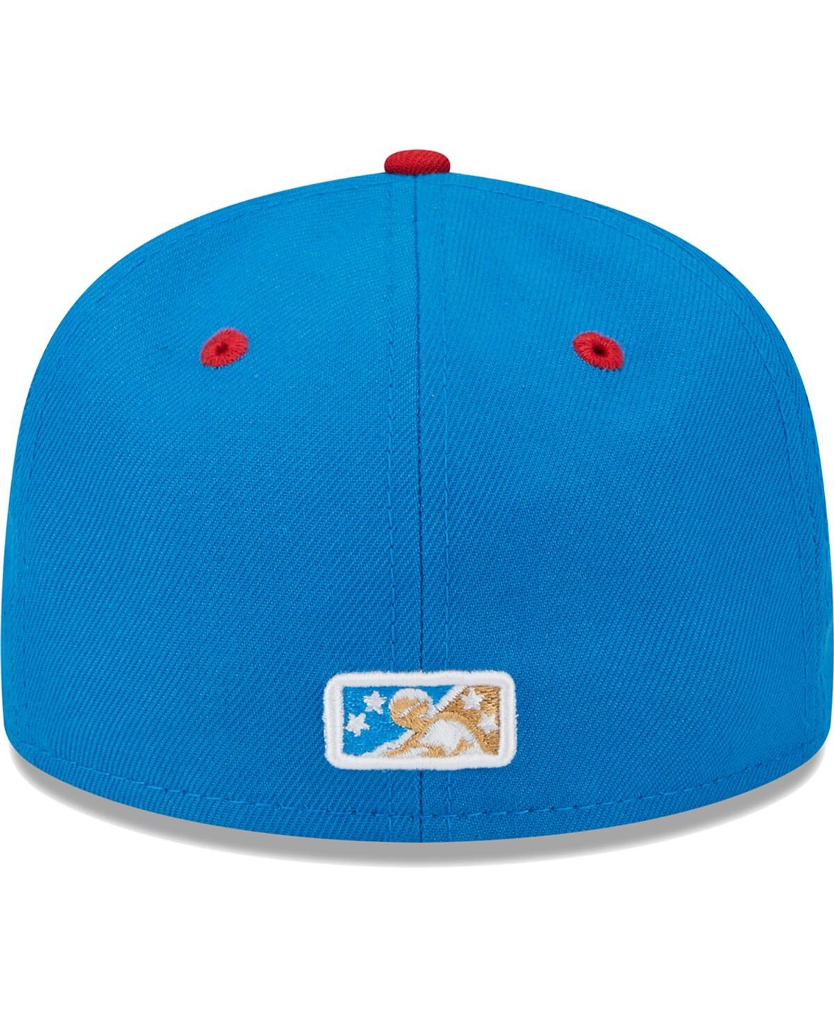 Shop New Era Men's  Blue Visalia Rawhide Copa De La Diversion 59fifty Fitted Hat
