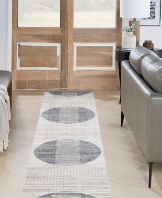 Astra Machine Washable ASW03 2'2" x 8' Runner Area Rug