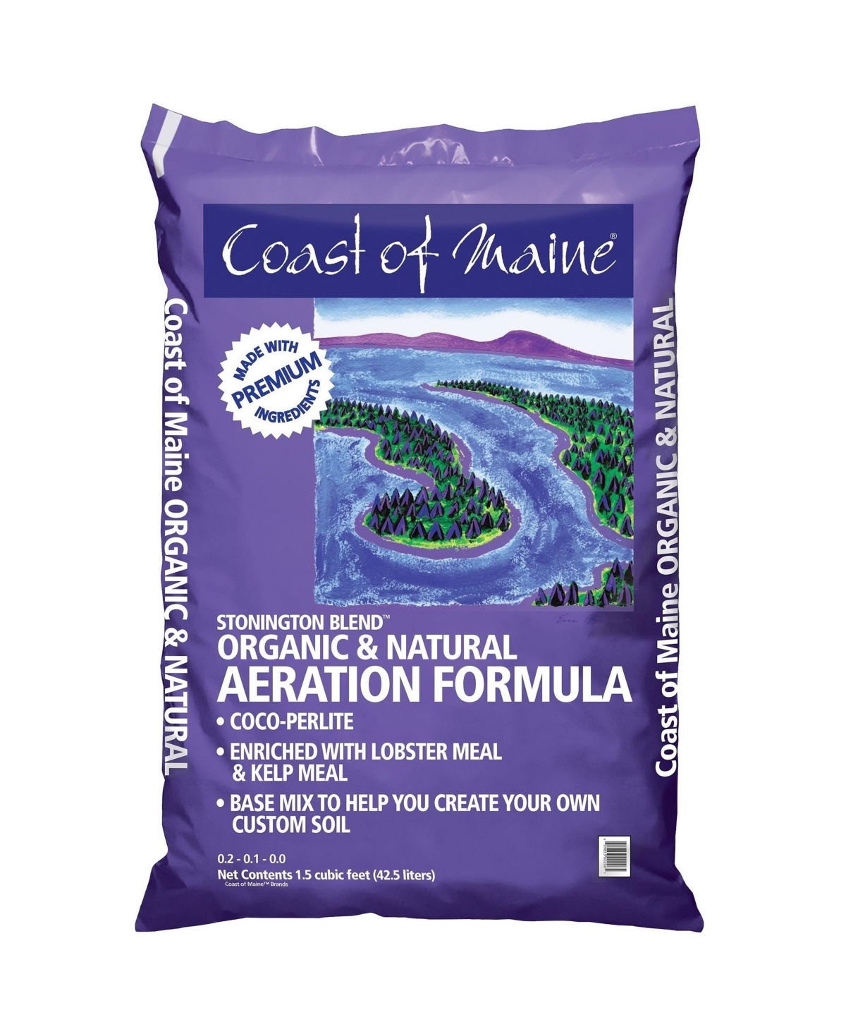 Organic and Natural Aeration Formula Potting Soil, 1.5 Cf - Multi