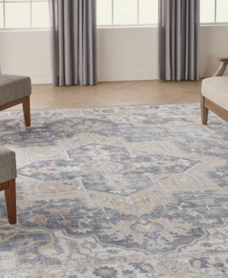 Astra Machine Washable ASW12 7'10" x 10' Area Rug