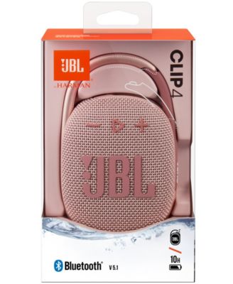 JBL Clip 4 Portable Bluetooth Speaker - Pink