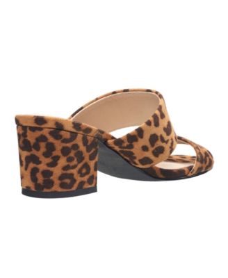 Women's Block Heel Two-Piece Dress Sandals