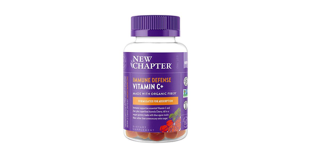 New Chapter Immune Defense Vitamin C+ 60 Gummies