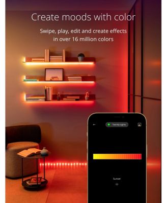 Starter Kit App-Control Adhesive Magnetic LED Light Strip, 5ft