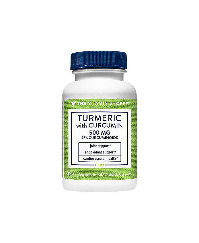 The Vitamin Shoppe Turmeric with Curcumin - 95% Curcuminoids - Joint ...