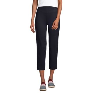 Lands' End Women's Petite Active Crop Yoga Pants - Small - Forest Moss