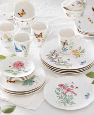 Butterfly Meadow 18 Pc. Dinnerware Set, Service for 6
