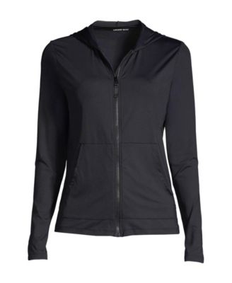 Women's Hooded Full Zip Long Sleeve Rash Guard UPF 50 Cover-up