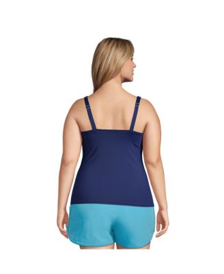 thumbnail image 2 of Women's Underwire Tankini Swimsuit Top - Push Up Bathing Suit With Adjustable Straps 2 of 14