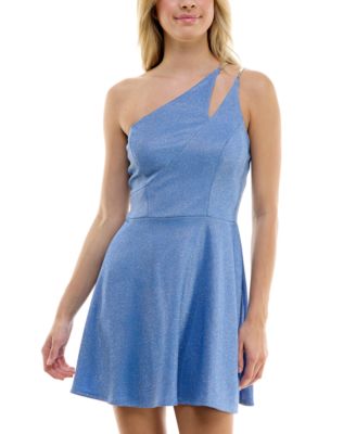 SPEECHLESS Women's Junior Off-the-Shoulder Fit & Flare Dress – Perfect For Homecoming, Prom, Weddings