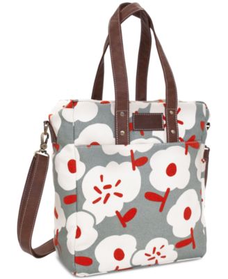Maika - Sierra Floral-Print Commuter Canvas Tote Bag