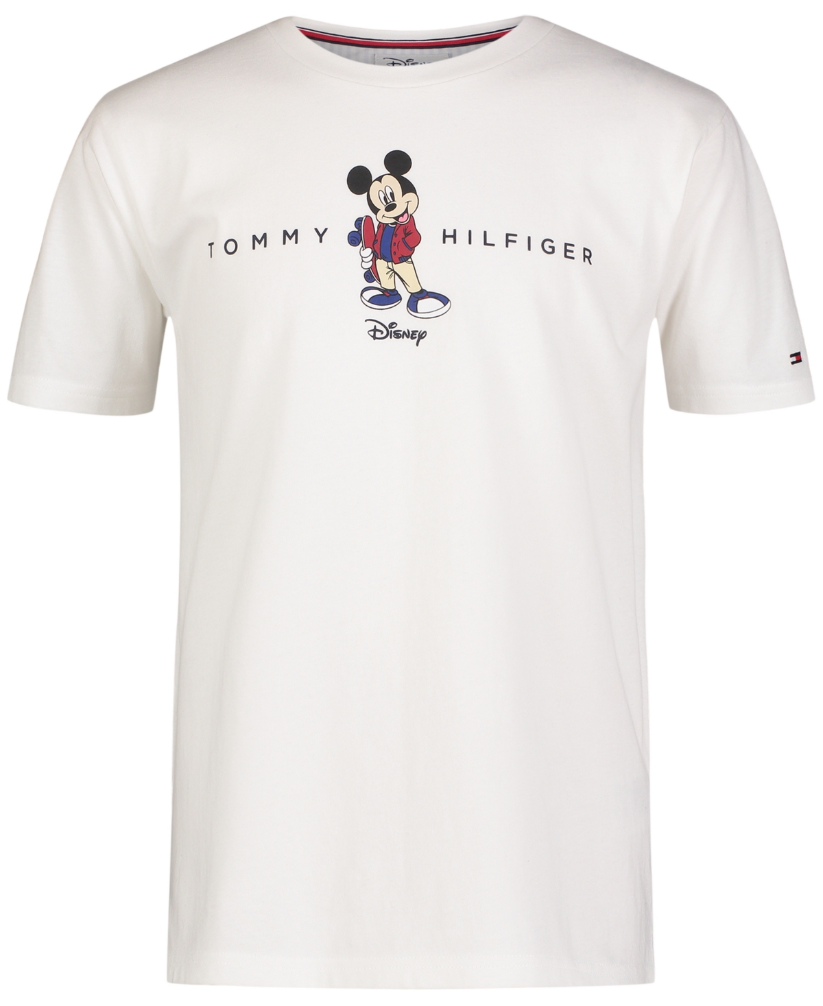 Tommy Hilfiger Toddler Boys Disney Mickey Short Sleeve T-shirt In White