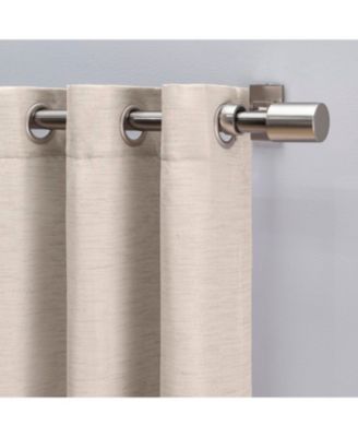 Grasscloth Lined Grommet Curtain Patio Panel w/Wand 110"W x 84"L