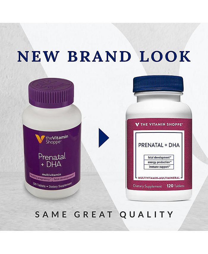 The Vitamin Shoppe Prenatal + DHA Multivitamin for a Healthy Pregnancy
