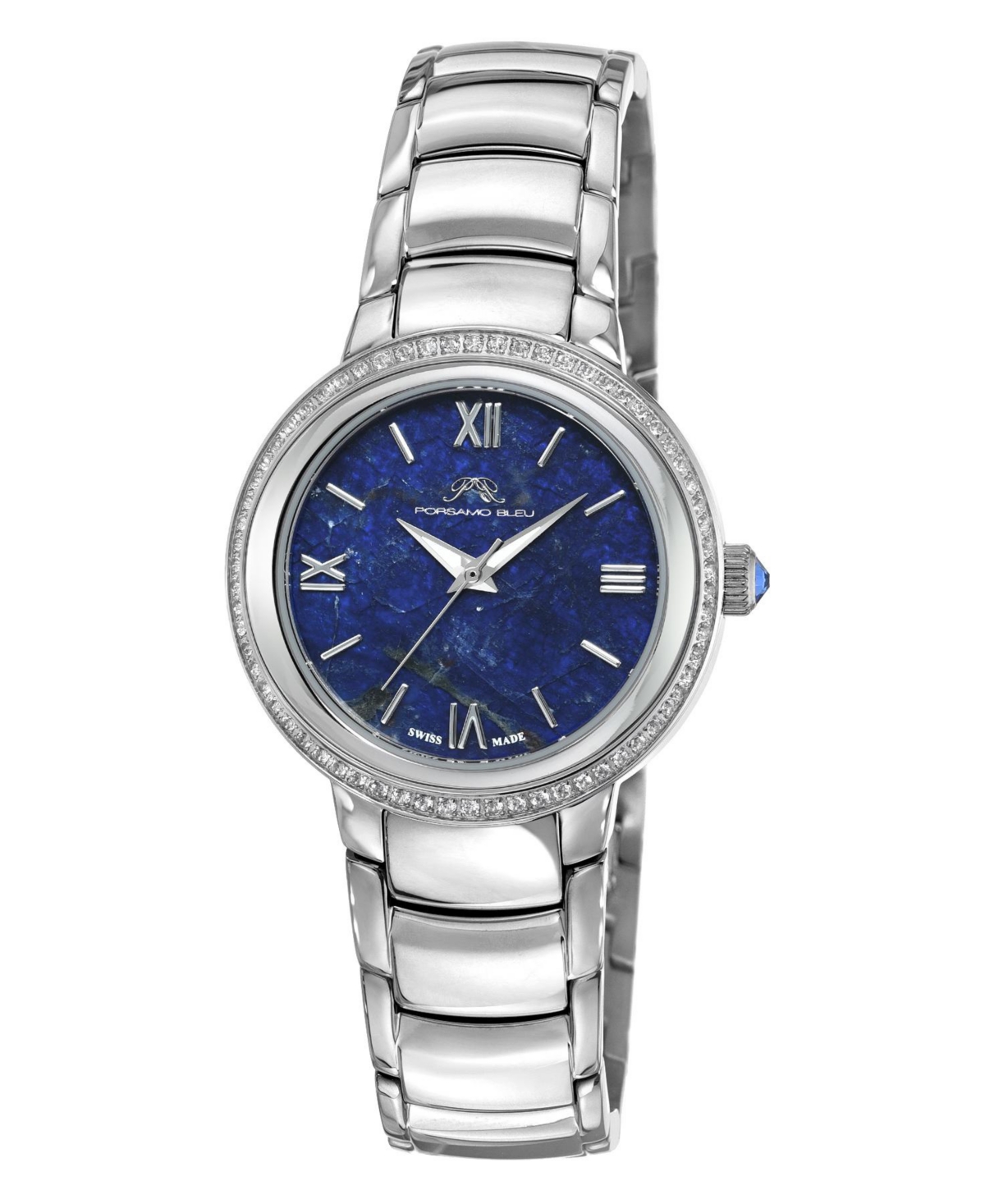 Women's Luna Stainless Steel Bracelet Watch 1181FLUS - Silver