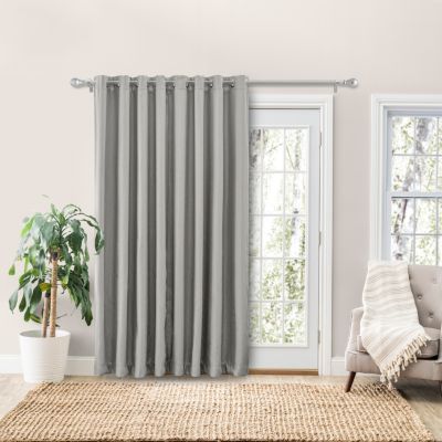 Grand Pointe Grommet Curtain Patio Panel w/Wand 110"W x 84"L