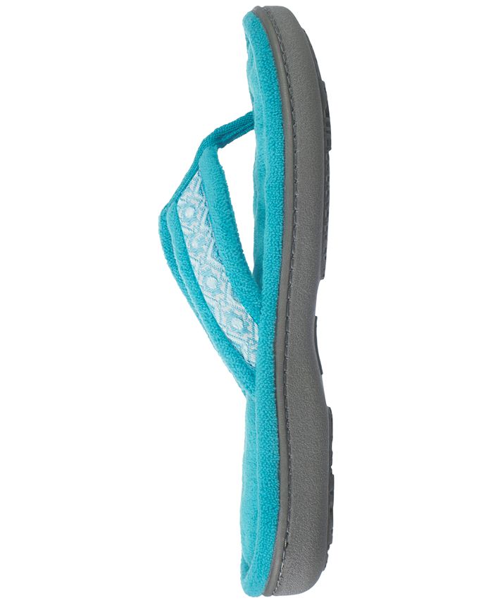 Isotoner Signature Women's Bay Microterry Thong Slippers Macy's