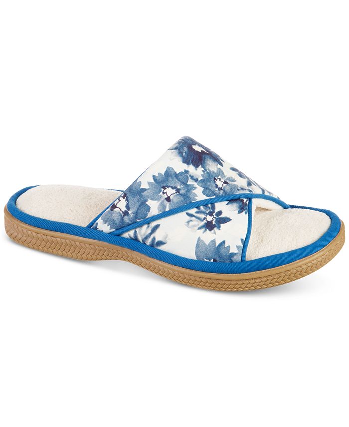 Macys womens isotoner slippers discount