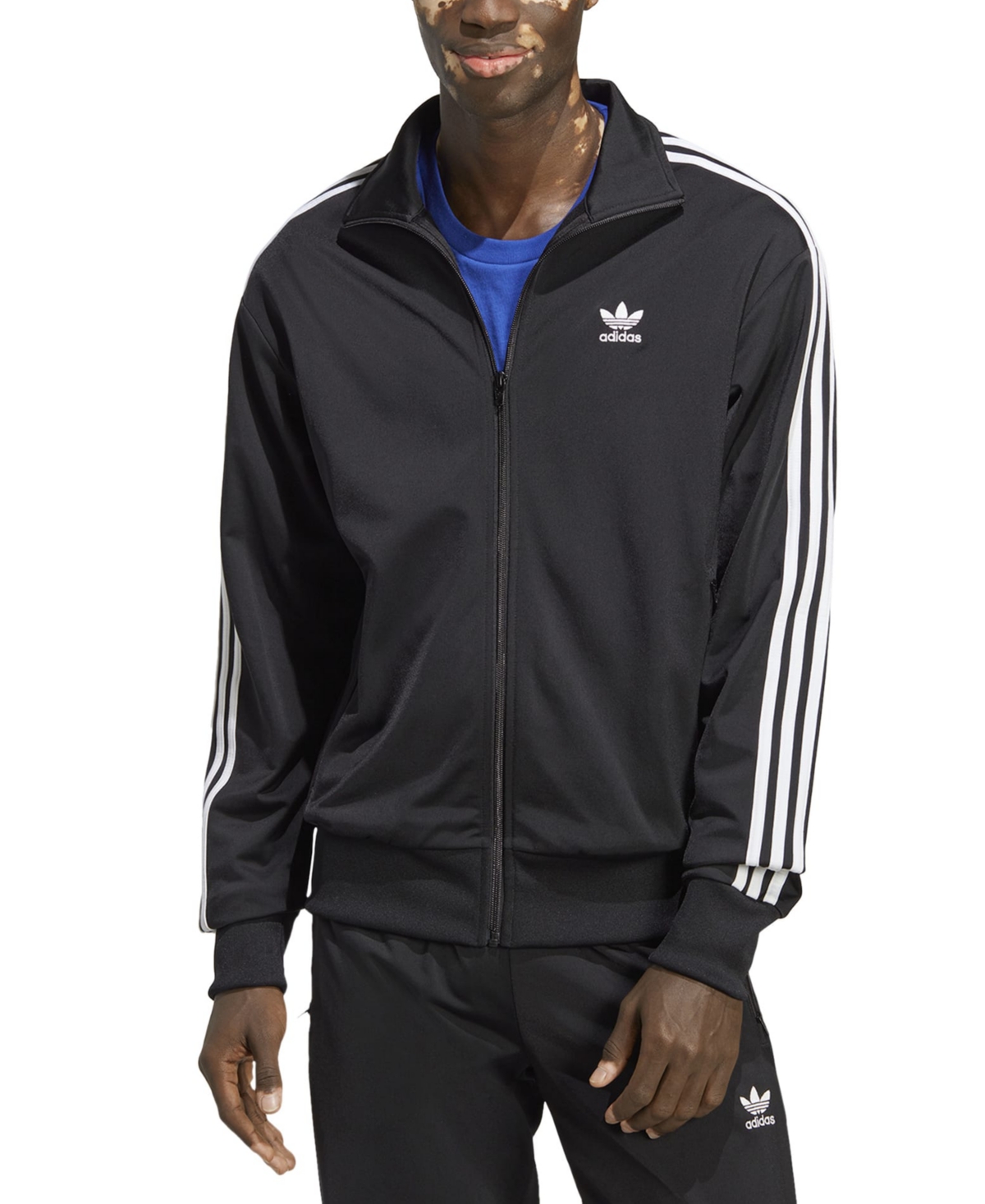 Adidas Originals Men's Adicolor Classics Firebird Track Jacket In Black