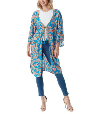 Jessica Simpson - Women's Rami Braid-Trim Kimono