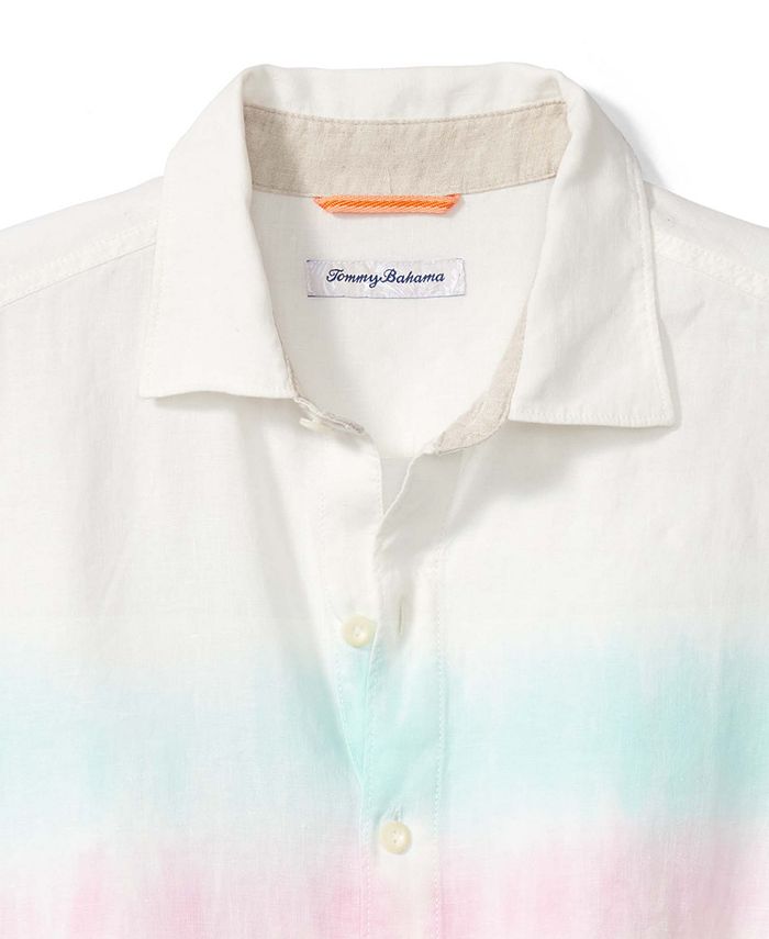 Tommy Bahama Men's Sunrise Tides Linen Long-Sleeve Button-Front Shirt ...