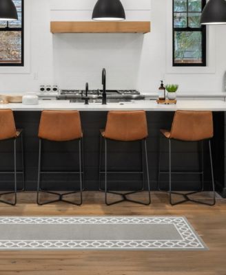 Christine Trellis Border Tufted Runner Rugs